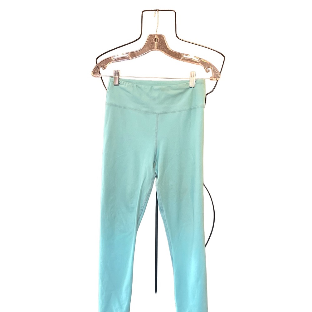 Evolution and Creation Aqua High-Waisted Leggings